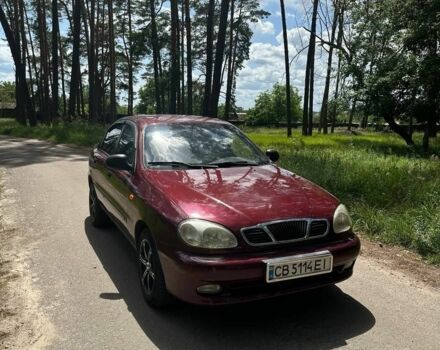 Червоний Деу Сенс, об'ємом двигуна 1.5 л та пробігом 195 тис. км за 3000 $, фото 1 на Automoto.ua