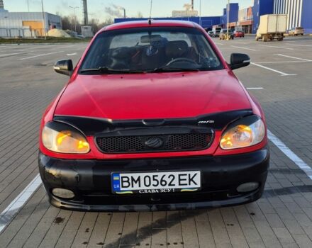 Красный Дэу Сенс, объемом двигателя 1.5 л и пробегом 144 тыс. км за 2400 $, фото 1 на Automoto.ua