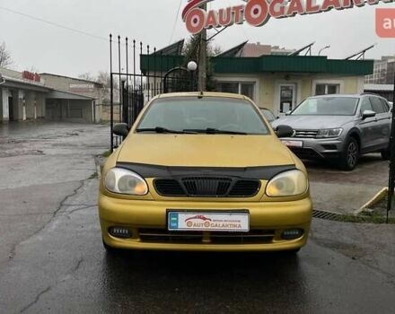 Желтый Дэу Сенс, объемом двигателя 1.3 л и пробегом 242 тыс. км за 2199 $, фото 1 на Automoto.ua