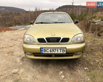 Желтый Дэу Сенс, объемом двигателя 1.3 л и пробегом 154 тыс. км за 1800 $, фото 1 на Automoto.ua