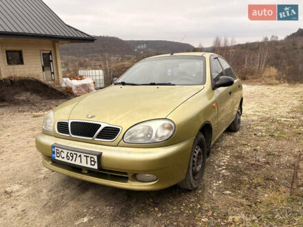 Желтый Дэу Сенс, объемом двигателя 1.3 л и пробегом 154 тыс. км за 1800 $, фото 1 на Automoto.ua