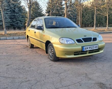 Желтый Дэу Сенс, объемом двигателя 1.3 л и пробегом 209 тыс. км за 1550 $, фото 1 на Automoto.ua