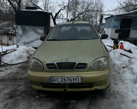 Желтый Дэу Сенс, объемом двигателя 1.3 л и пробегом 260 тыс. км за 1100 $, фото 1 на Automoto.ua