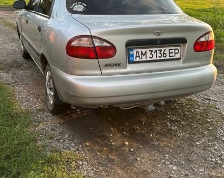 Сірий Деу Сенс, об'ємом двигуна 1.3 л та пробігом 170 тис. км за 2015 $, фото 4 на Automoto.ua