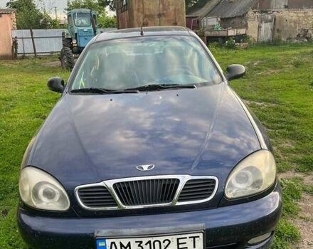 Синий Дэу Сенс, объемом двигателя 1.3 л и пробегом 248 тыс. км за 2350 $, фото 6 на Automoto.ua