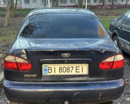 Синий Дэу Сенс, объемом двигателя 1.3 л и пробегом 250 тыс. км за 873 $, фото 2 на Automoto.ua