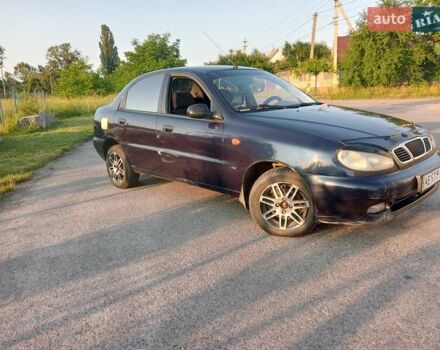Синий Дэу Сенс, объемом двигателя 1.3 л и пробегом 230 тыс. км за 1450 $, фото 2 на Automoto.ua