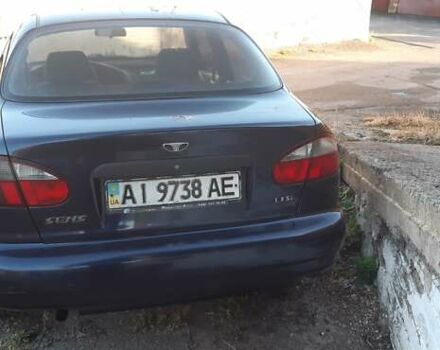 Синий Дэу Сенс, объемом двигателя 1.3 л и пробегом 420 тыс. км за 1100 $, фото 1 на Automoto.ua