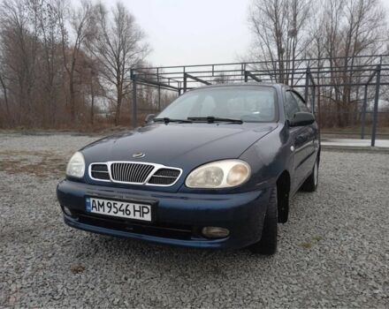 Синий Дэу Сенс, объемом двигателя 1.6 л и пробегом 220 тыс. км за 1850 $, фото 1 на Automoto.ua
