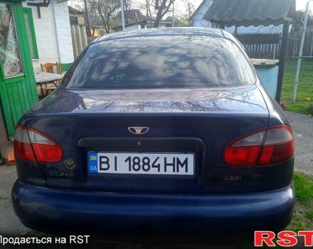 Синій Деу Сенс, об'ємом двигуна 1.3 л та пробігом 120 тис. км за 1800 $, фото 1 на Automoto.ua