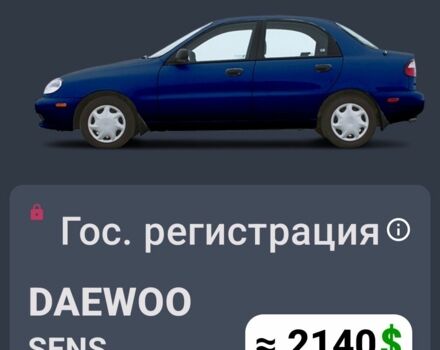Синій Деу Сенс, об'ємом двигуна 1.5 л та пробігом 2 тис. км за 2000 $, фото 4 на Automoto.ua