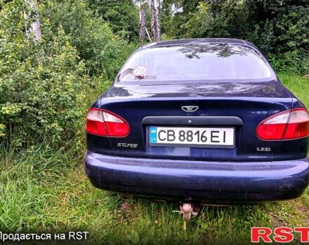 Синий Дэу Сенс, объемом двигателя 1.3 л и пробегом 102 тыс. км за 1550 $, фото 1 на Automoto.ua