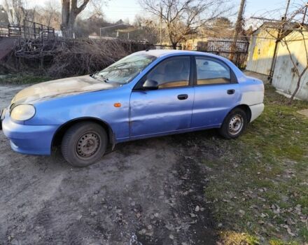 Синий Дэу Сенс, объемом двигателя 1.4 л и пробегом 224 тыс. км за 834 $, фото 2 на Automoto.ua