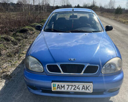 Синий Дэу Сенс, объемом двигателя 1.3 л и пробегом 124 тыс. км за 2550 $, фото 1 на Automoto.ua
