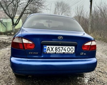 Синий Дэу Сенс, объемом двигателя 1.3 л и пробегом 10 тыс. км за 2300 $, фото 2 на Automoto.ua