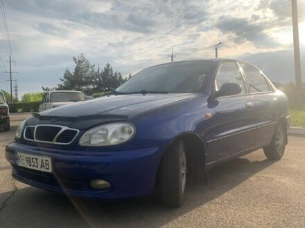 Дэу Сенс 2002 в Синельниковом на Automoto.ua Синий Дэу Сенс, объемом двигателя 1.5 л и пробегом 250 тыс. км за 2100 $, фото 1 на Automoto.ua