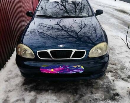 Синий Дэу Сенс, объемом двигателя 1.3 л и пробегом 244 тыс. км за 1400 $, фото 1 на Automoto.ua