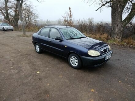 Синий Дэу Сенс, объемом двигателя 1.3 л и пробегом 280 тыс. км за 1350 $, фото 1 на Automoto.ua