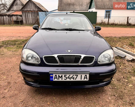 Синий Дэу Сенс, объемом двигателя 1.3 л и пробегом 90 тыс. км за 3100 $, фото 1 на Automoto.ua