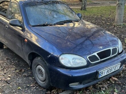 Синий Дэу Сенс, объемом двигателя 1.3 л и пробегом 250 тыс. км за 873 $, фото 1 на Automoto.ua