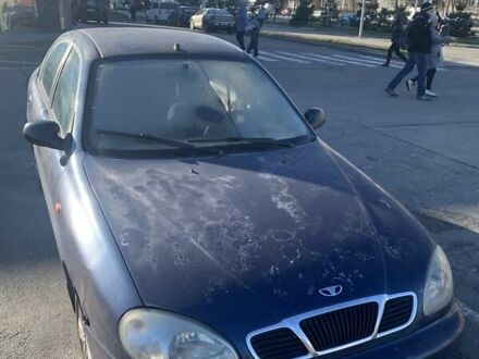 Синій Деу Сенс, об'ємом двигуна 1.3 л та пробігом 192 тис. км за 1000 $, фото 1 на Automoto.ua