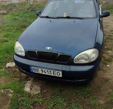 Синий Дэу Сенс, объемом двигателя 1.6 л и пробегом 157 тыс. км за 2500 $, фото 1 на Automoto.ua