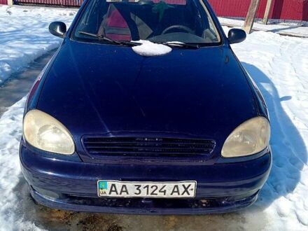 Синий Дэу Сенс, объемом двигателя 1.3 л и пробегом 123 тыс. км за 1000 $, фото 1 на Automoto.ua