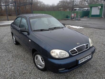 Синий Дэу Сенс, объемом двигателя 1.6 л и пробегом 220 тыс. км за 1850 $, фото 1 на Automoto.ua