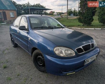 Синий Дэу Сенс, объемом двигателя 1.3 л и пробегом 200 тыс. км за 1000 $, фото 1 на Automoto.ua
