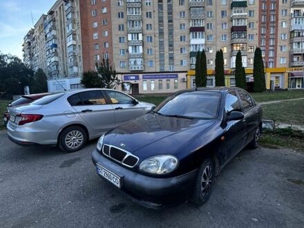 Синий Дэу Сенс, объемом двигателя 1.3 л и пробегом 243 тыс. км за 1000 $, фото 1 на Automoto.ua