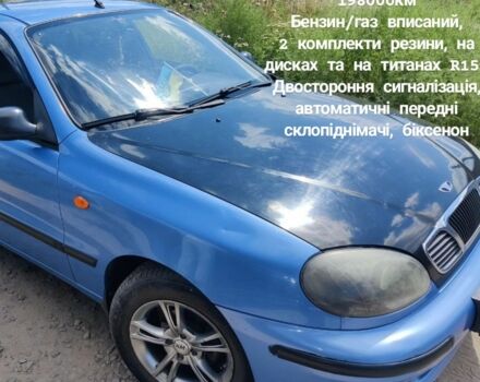 Синій Деу Сенс, об'ємом двигуна 0 л та пробігом 199 тис. км за 2000 $, фото 1 на Automoto.ua