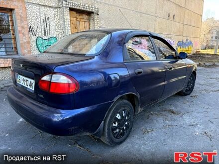 Синий Дэу Сенс, объемом двигателя 1.3 л и пробегом 206 тыс. км за 1000 $, фото 1 на Automoto.ua