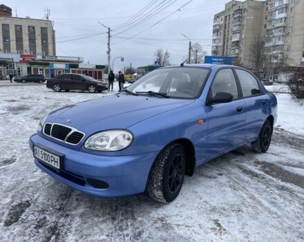 Синий Дэу Сенс, объемом двигателя 1.4 л и пробегом 77 тыс. км за 3700 $, фото 1 на Automoto.ua