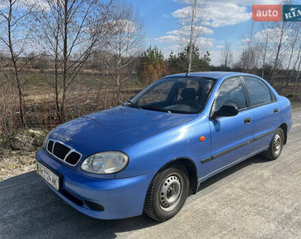 Синий Дэу Сенс, объемом двигателя 1.3 л и пробегом 124 тыс. км за 2550 $, фото 1 на Automoto.ua