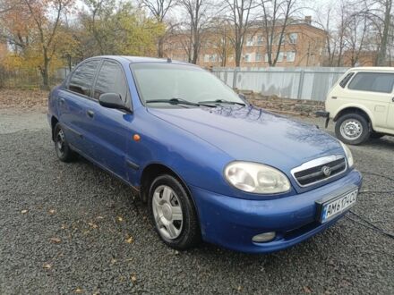 Синий Дэу Сенс, объемом двигателя 1.6 л и пробегом 200 тыс. км за 1100 $, фото 1 на Automoto.ua