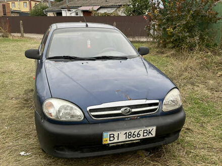 Синий Дэу Сенс, объемом двигателя 1.3 л и пробегом 100 тыс. км за 1200 $, фото 1 на Automoto.ua