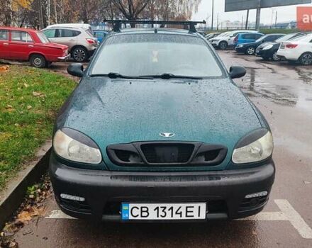 Зеленый Дэу Сенс, объемом двигателя 1.3 л и пробегом 243 тыс. км за 2250 $, фото 1 на Automoto.ua