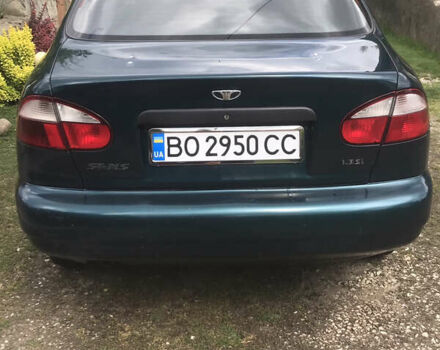 Зеленый Дэу Сенс, объемом двигателя 1.3 л и пробегом 182 тыс. км за 1800 $, фото 2 на Automoto.ua