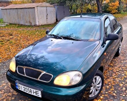 Зеленый Дэу Сенс, объемом двигателя 1.3 л и пробегом 170 тыс. км за 1250 $, фото 1 на Automoto.ua