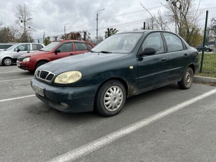 Зелений Деу Сенс, об'ємом двигуна 1.5 л та пробігом 221 тис. км за 800 $, фото 1 на Automoto.ua