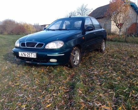 Зелений Деу Сенс, об'ємом двигуна 1.3 л та пробігом 180 тис. км за 1050 $, фото 1 на Automoto.ua