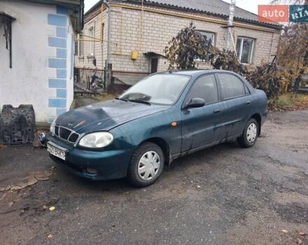 Зеленый Дэу Сенс, объемом двигателя 1.3 л и пробегом 285 тыс. км за 1000 $, фото 1 на Automoto.ua