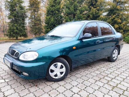 Зеленый Дэу Сенс, объемом двигателя 1.5 л и пробегом 185 тыс. км за 2750 $, фото 1 на Automoto.ua