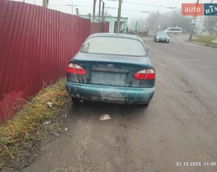 Зеленый Дэу Сенс, объемом двигателя 1.3 л и пробегом 300 тыс. км за 700 $, фото 1 на Automoto.ua