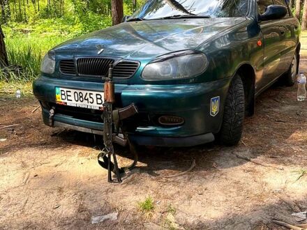 Зеленый Дэу Сенс, объемом двигателя 1.3 л и пробегом 100 тыс. км за 900 $, фото 1 на Automoto.ua