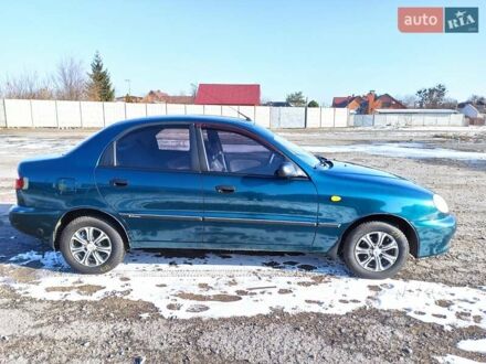 Зеленый Дэу Сенс, объемом двигателя 1.3 л и пробегом 153 тыс. км за 2540 $, фото 1 на Automoto.ua