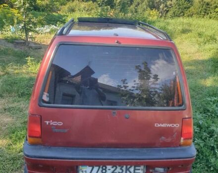 Червоний Деу Тіко, об'ємом двигуна 0.8 л та пробігом 70 тис. км за 1000 $, фото 5 на Automoto.ua