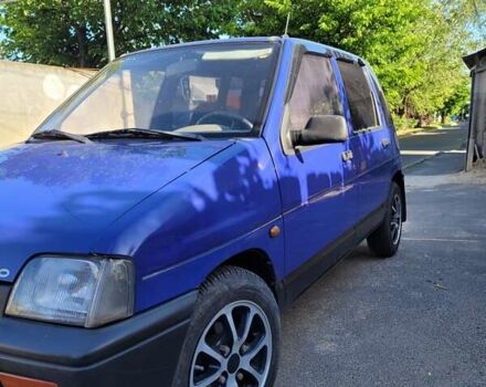 Синий Дэу Тико, объемом двигателя 0.8 л и пробегом 215 тыс. км за 800 $, фото 1 на Automoto.ua