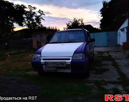 Синий Дэу Тико, объемом двигателя 0.8 л и пробегом 180 тыс. км за 1000 $, фото 1 на Automoto.ua