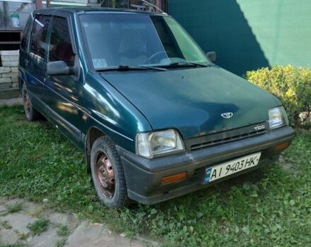 Зеленый Дэу Тико, объемом двигателя 0.8 л и пробегом 329 тыс. км за 1153 $, фото 1 на Automoto.ua